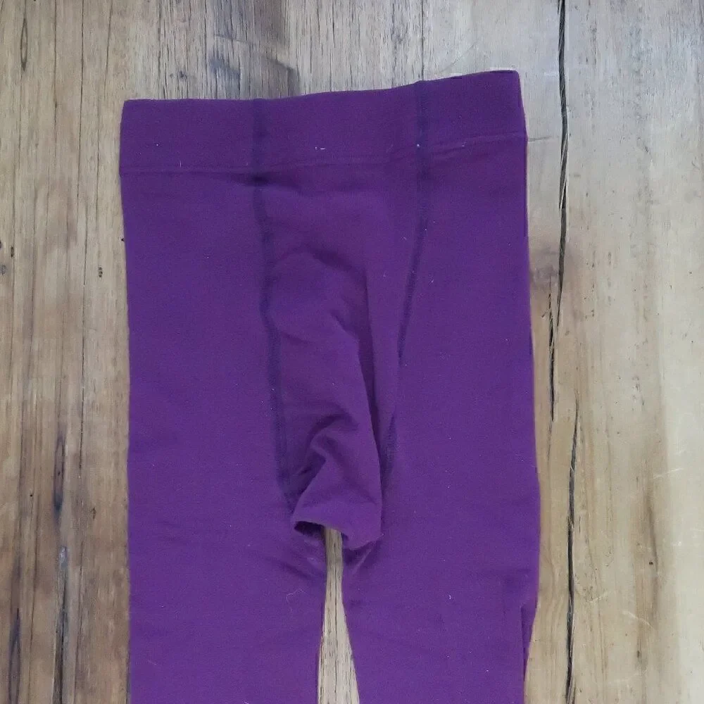 BURGUNDY TIGHTS THERMAL WINTER LAYERING UNDERGARMENT SIZE SMALL